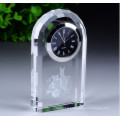 Customized Logo Business Gift Decoration Crystal Clock